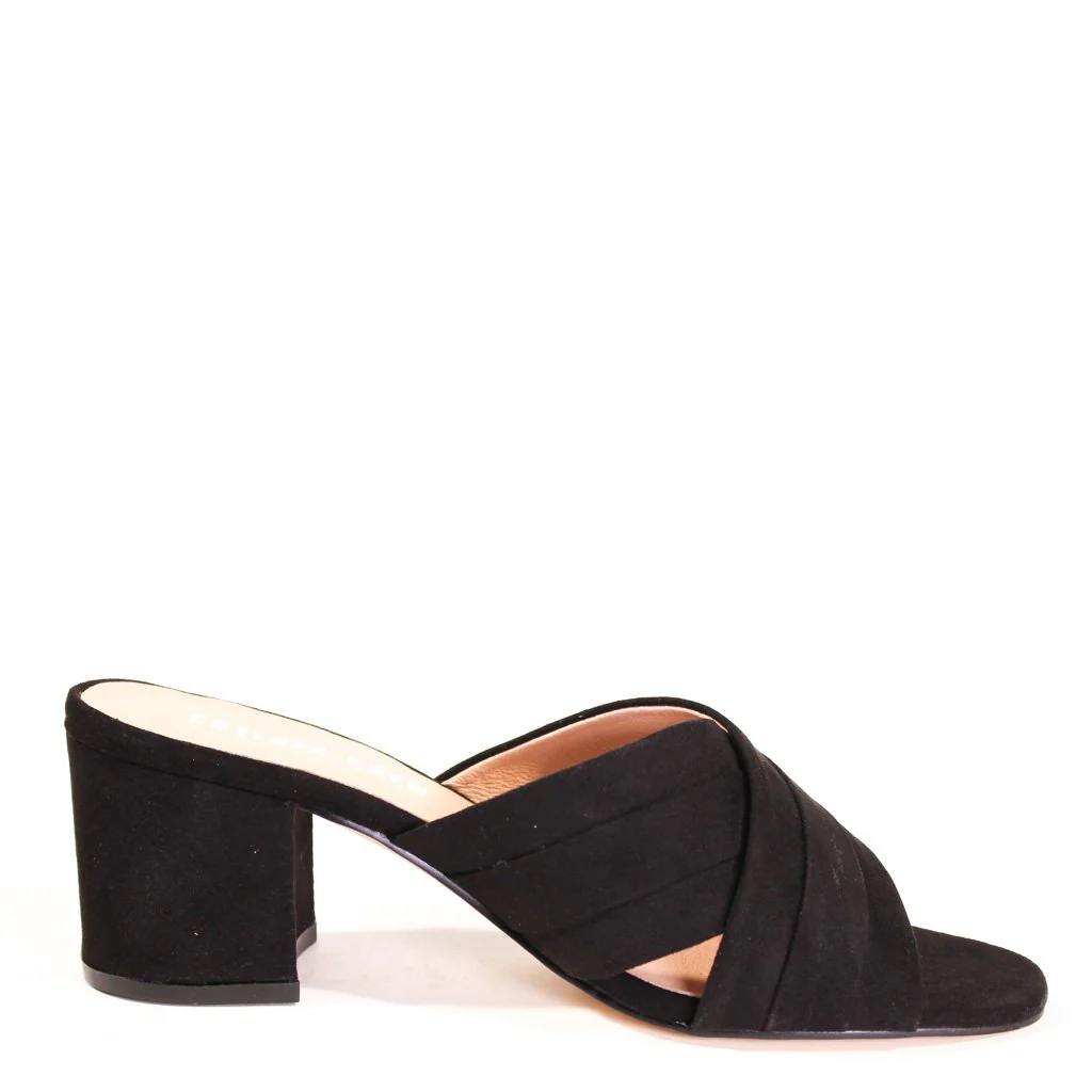 Monica Suede Mules - Olabens