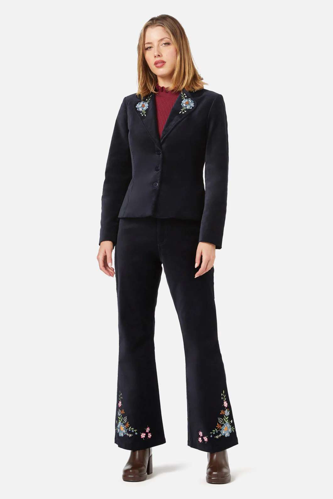 Agnes Velvet Blazer - Olabens