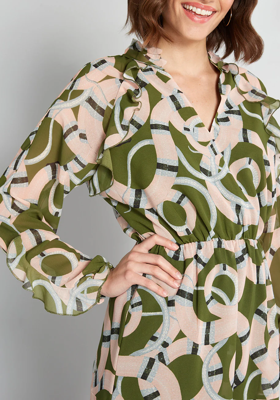 Medusa Moments Mini Dress - Olabens