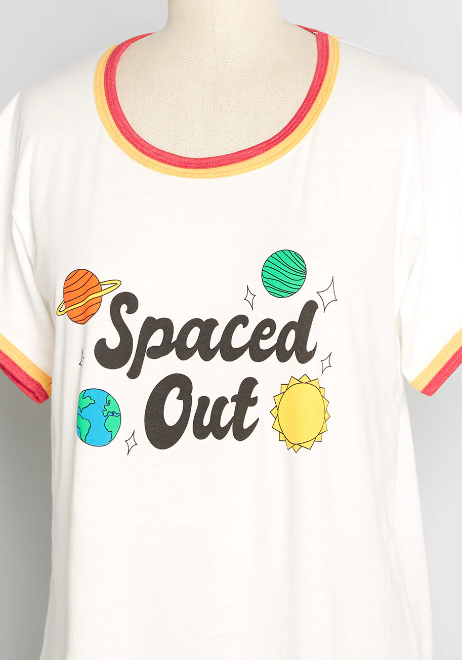 Isnyt x CAMP Collection Spaced Out Graphic Ringer Tee - Olabens