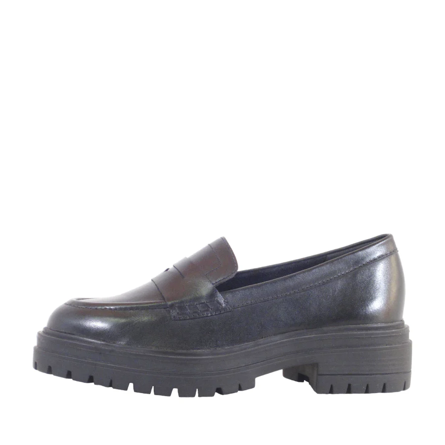Giana Lug-Sole Penny Loafers - Olabens
