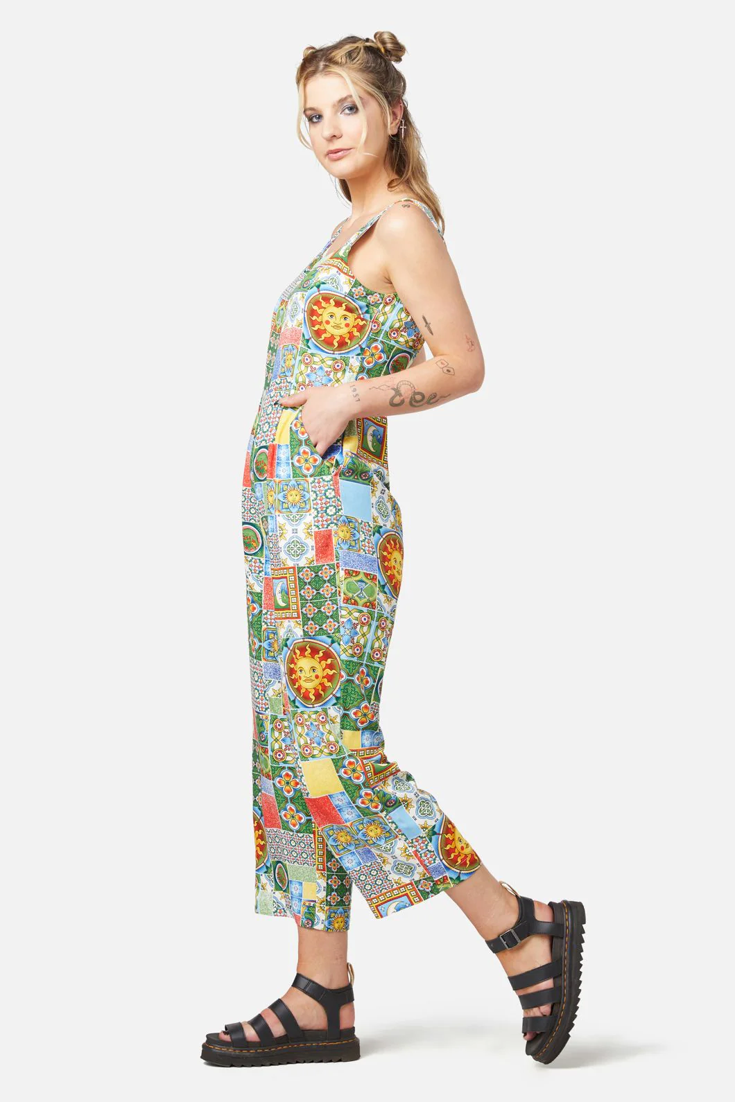 Majolica Viscose Jumpsuit - Olabens