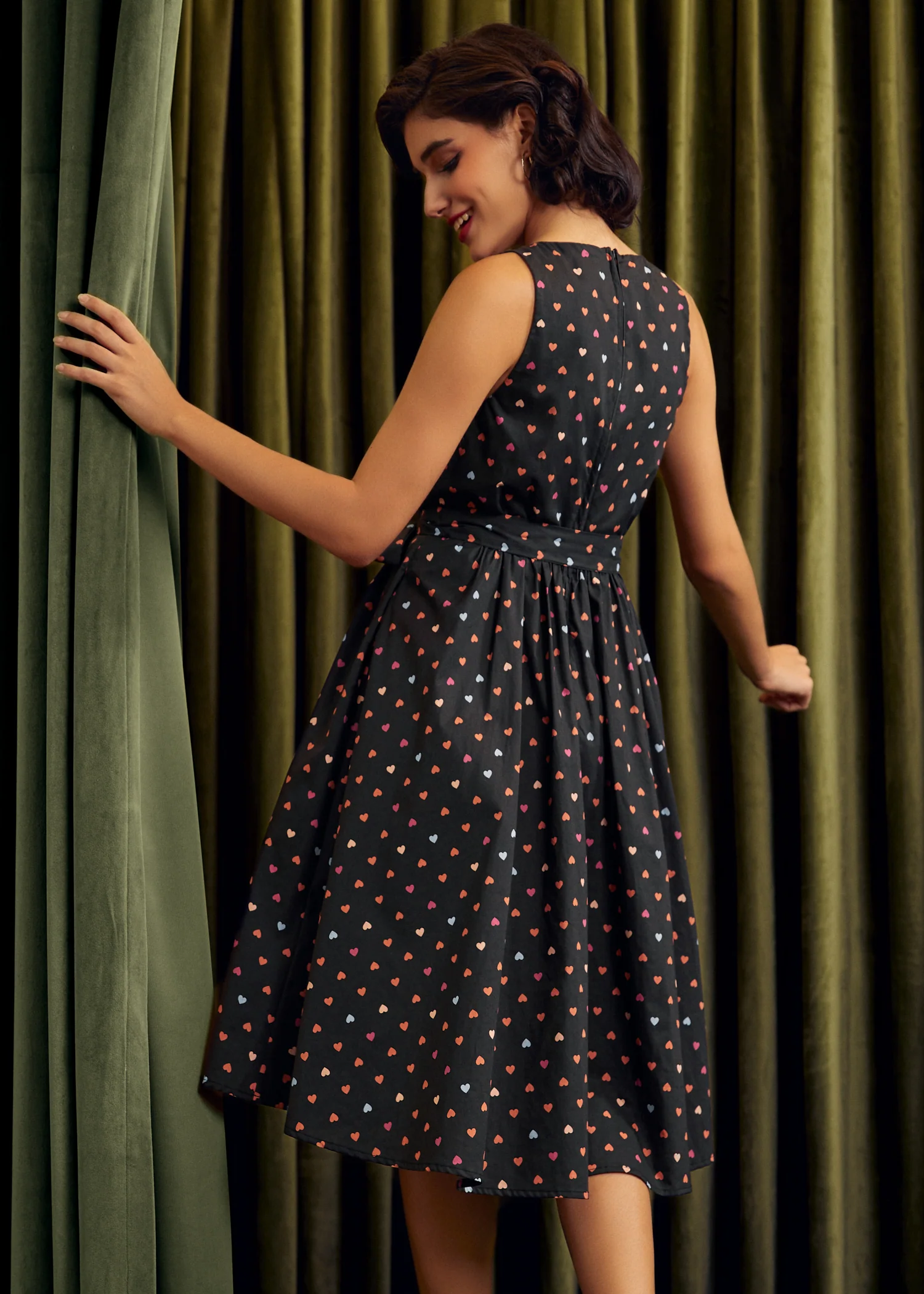 Instant Energy Faux-Wrap Dress - Olabens