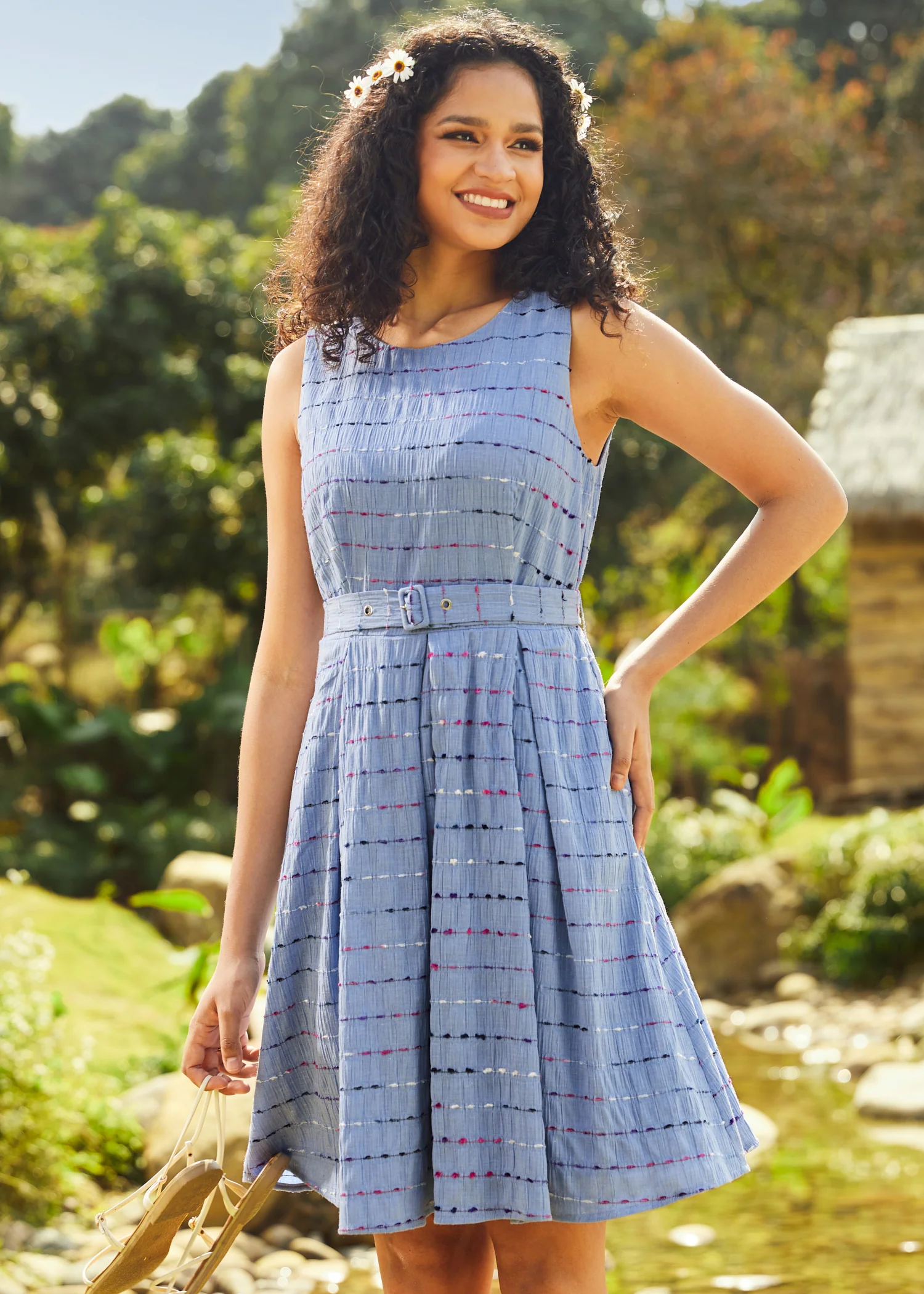 Sailor  s Reverie Fit & Flare Dress - Olabens