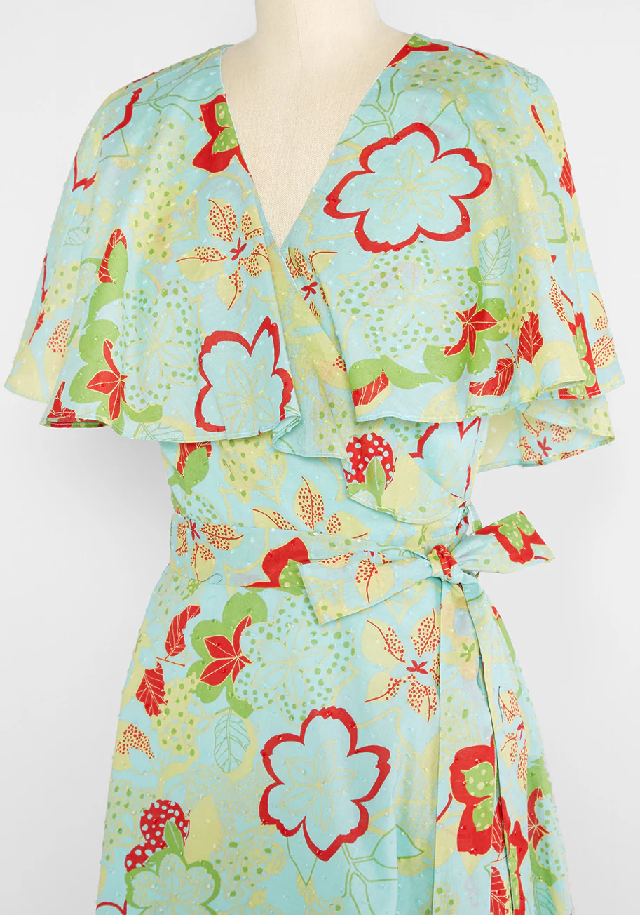 Lift Your Wings Wrap Dress - Olabens