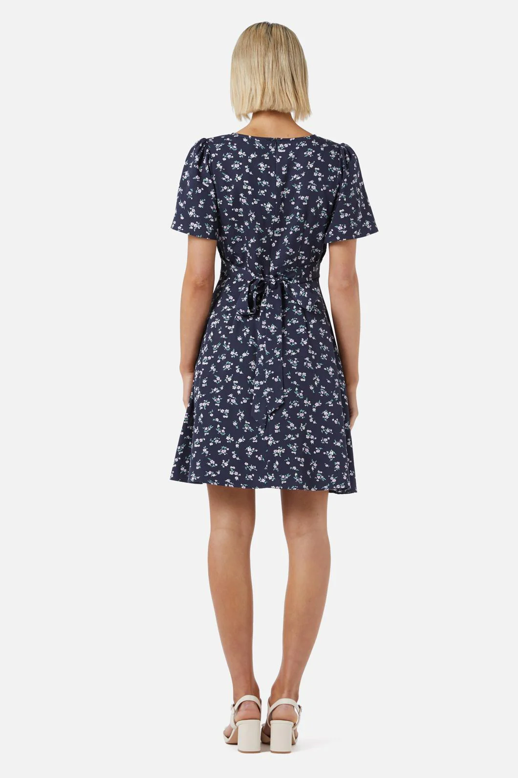 Lila Ditsy Mini Dress - Olabens