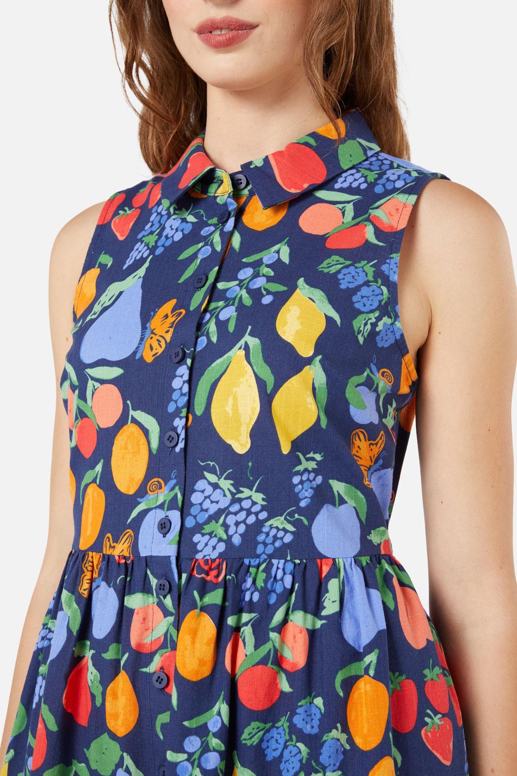 Fruit Bowl Shirt Dress - Olabens