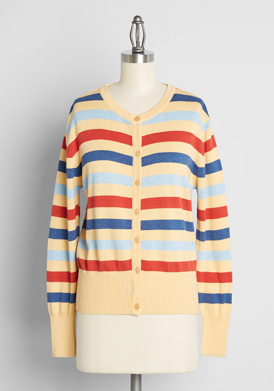 Hyped and Striped Cardigan - Olabens