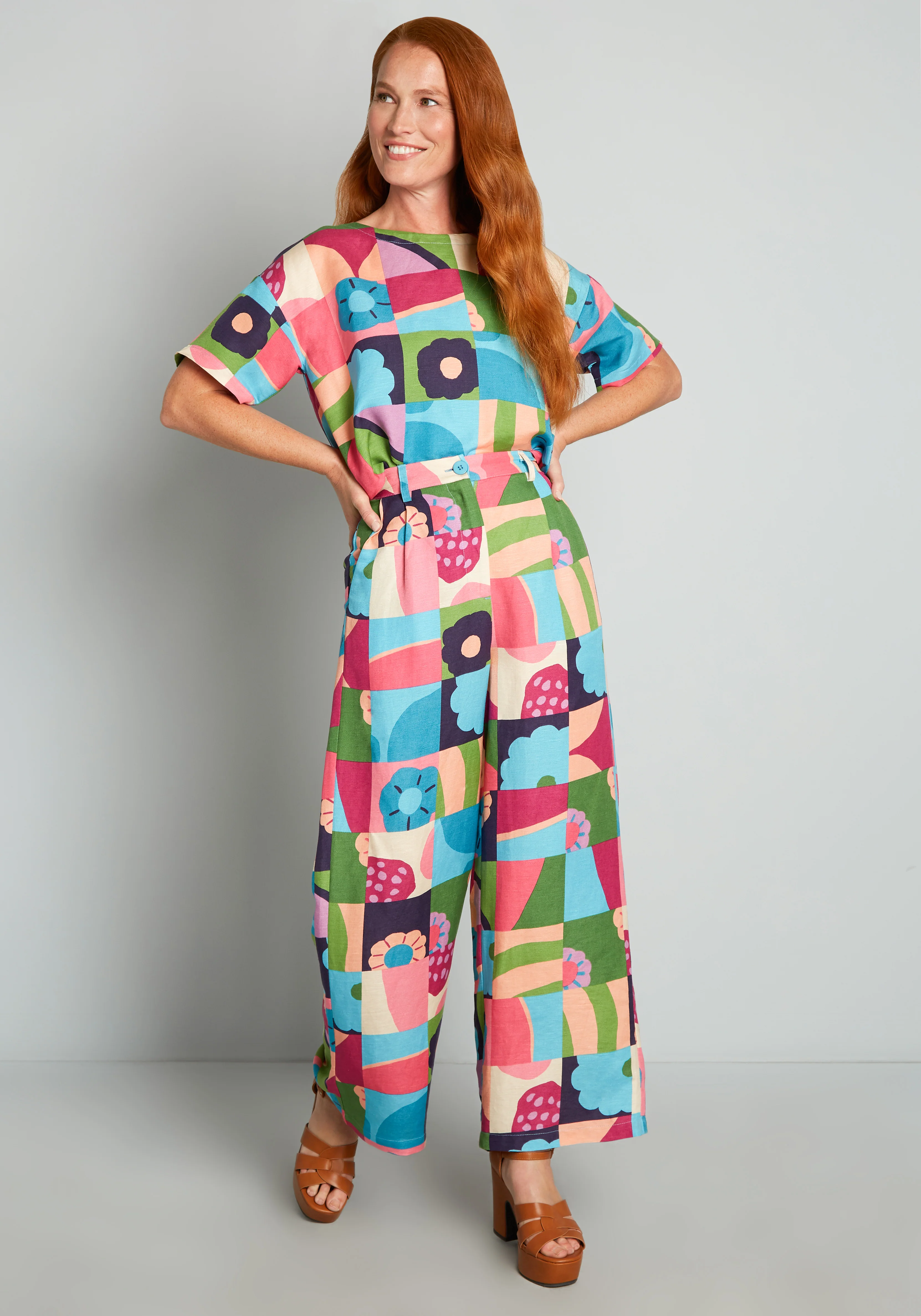 Patchwork Playground Pants - Olabens