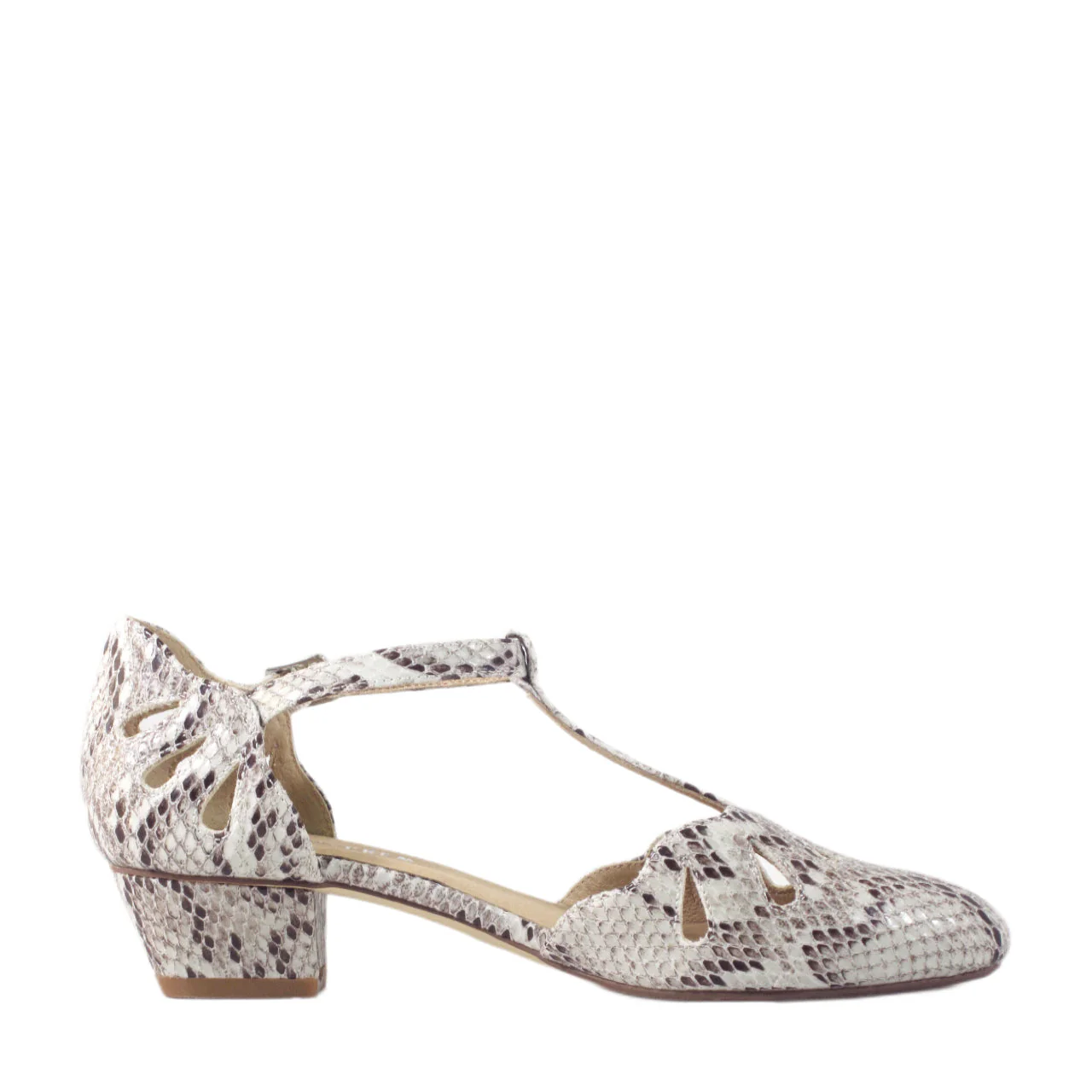 Dina T-Strap Mid-Heels - Olabens