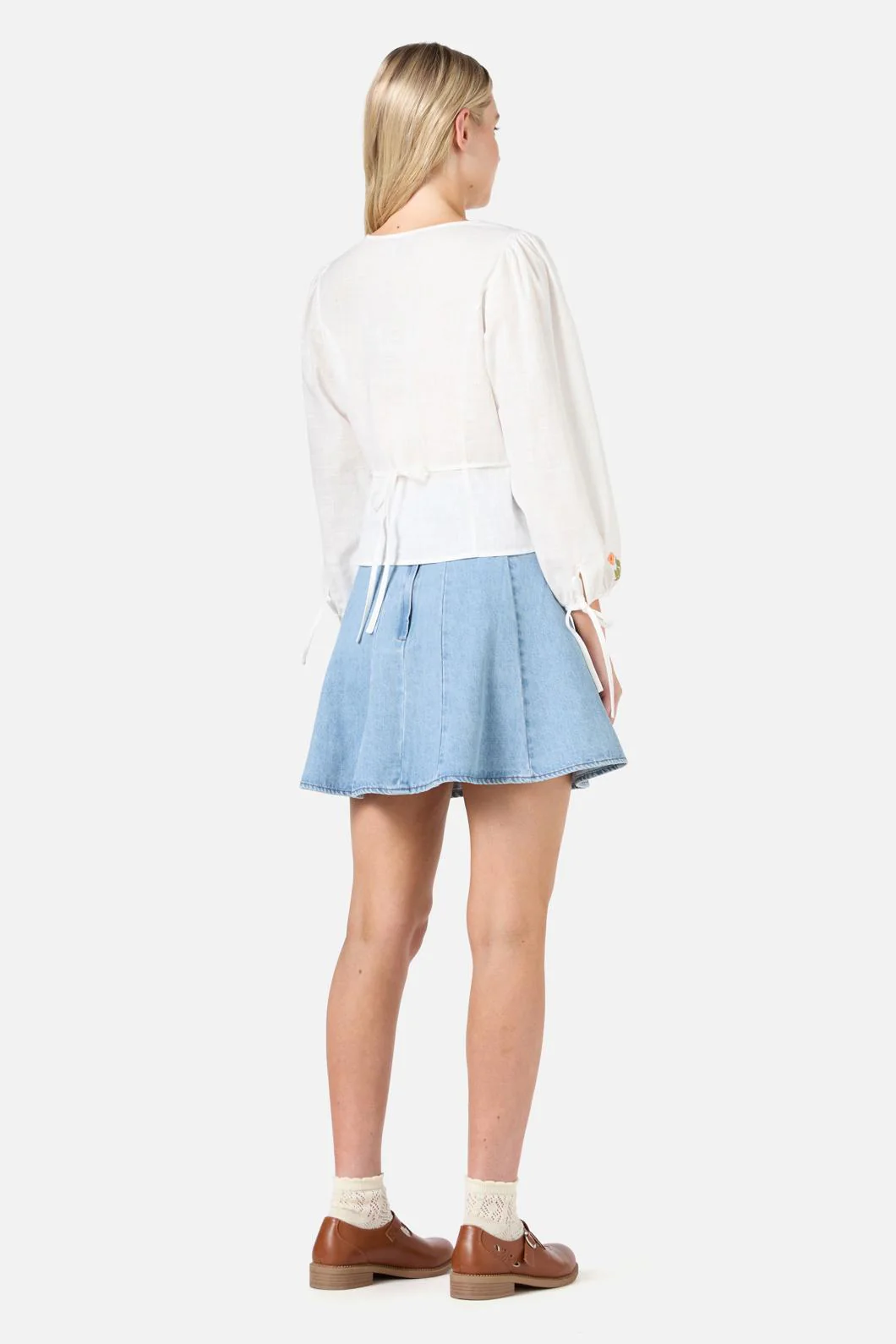 Flower Child Embroidered Top - Olabens