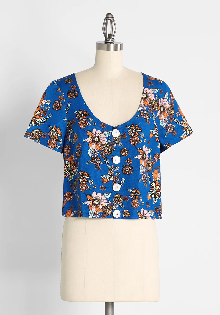 Breezy Days On My Mind Button-Up Top - Olabens