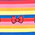 Isnyt x Hello Kitty Red Bows and Rainbows Fit and Flare Dress - Olabens