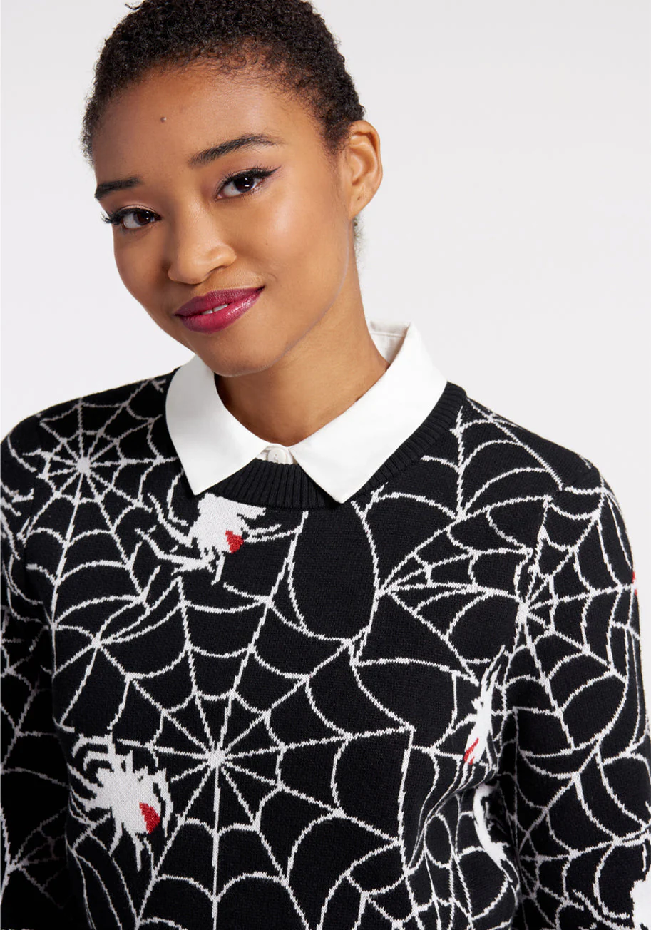 Black Widow Maker Sweater - Olabens