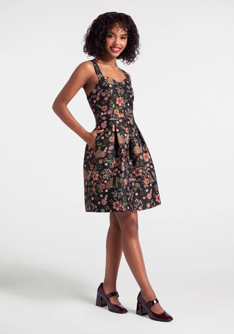 Dash of Decadence Fit And Flare Dress - Olabens