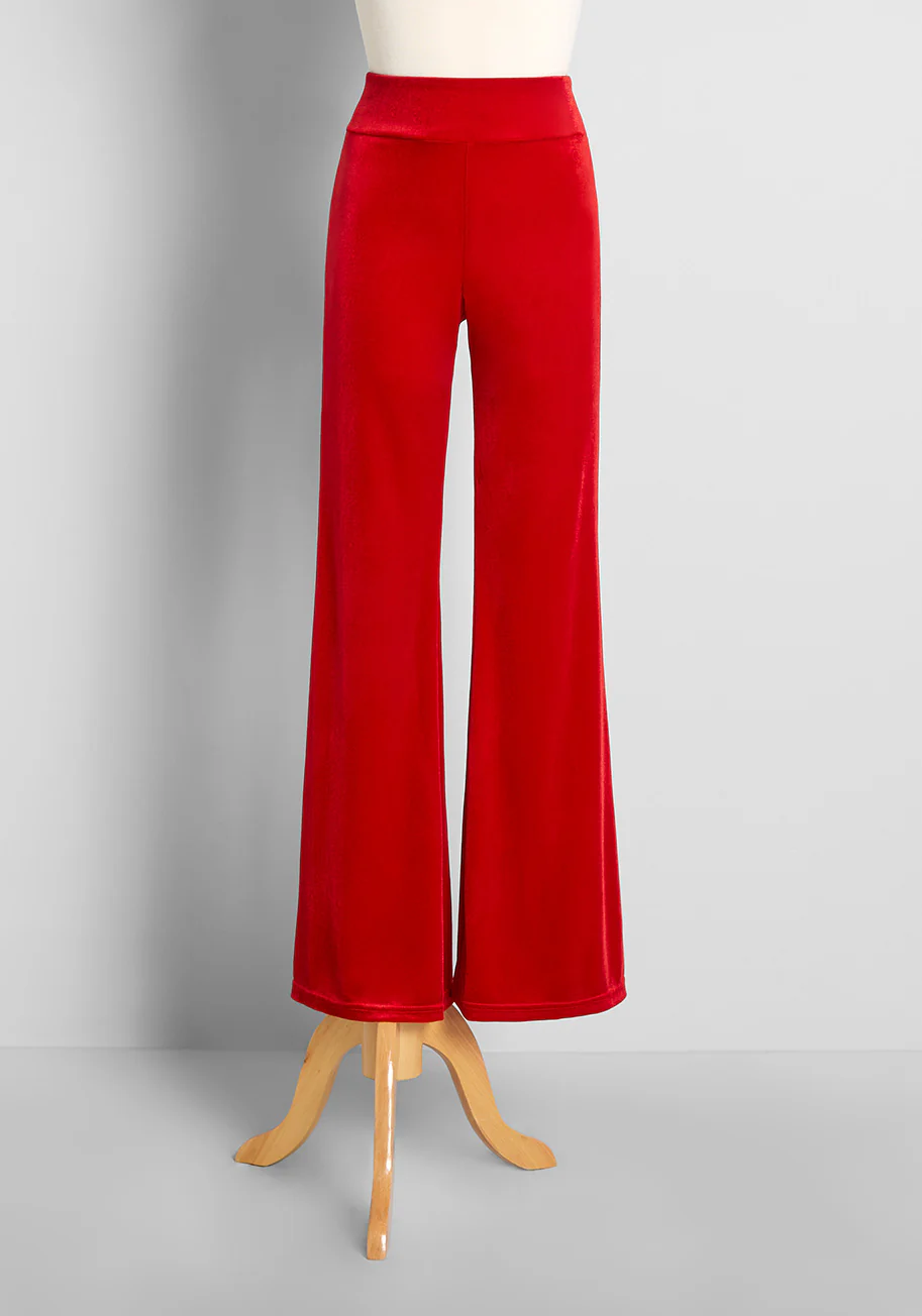 Loving The Luxe Life Wide-Leg Pants - Olabens