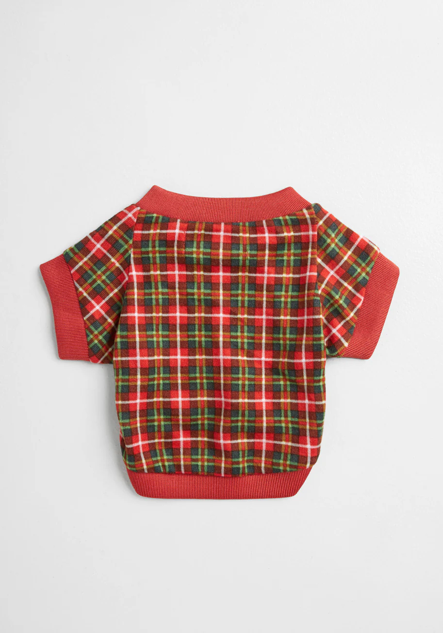 Plaid You're Mine Pet Tee - Olabens