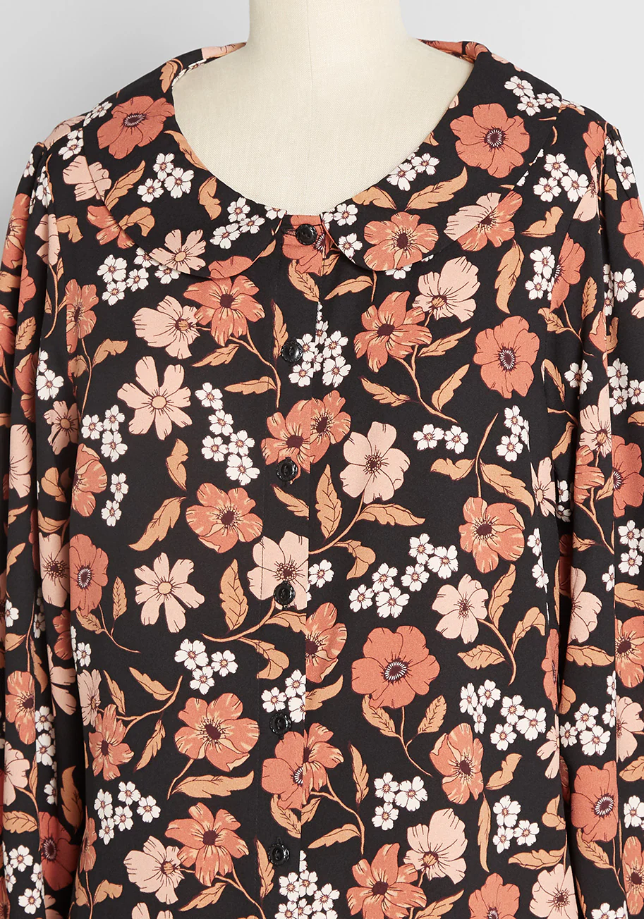 Premonition Petals Blouse - Olabens