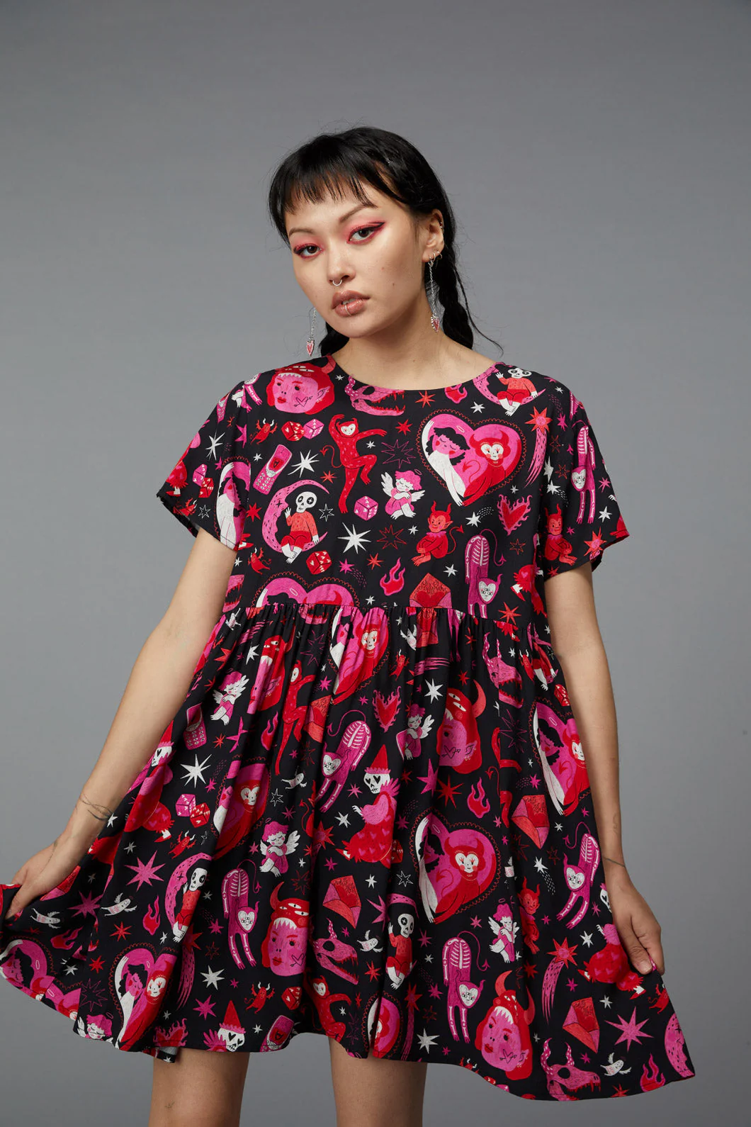 Devil Dance Party Dress - Olabens