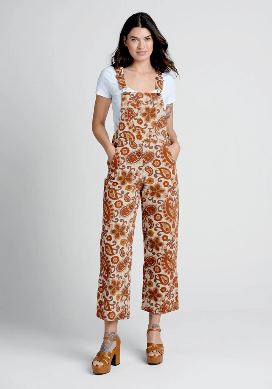 Am I Dreaming? Paisley Overalls - Olabens