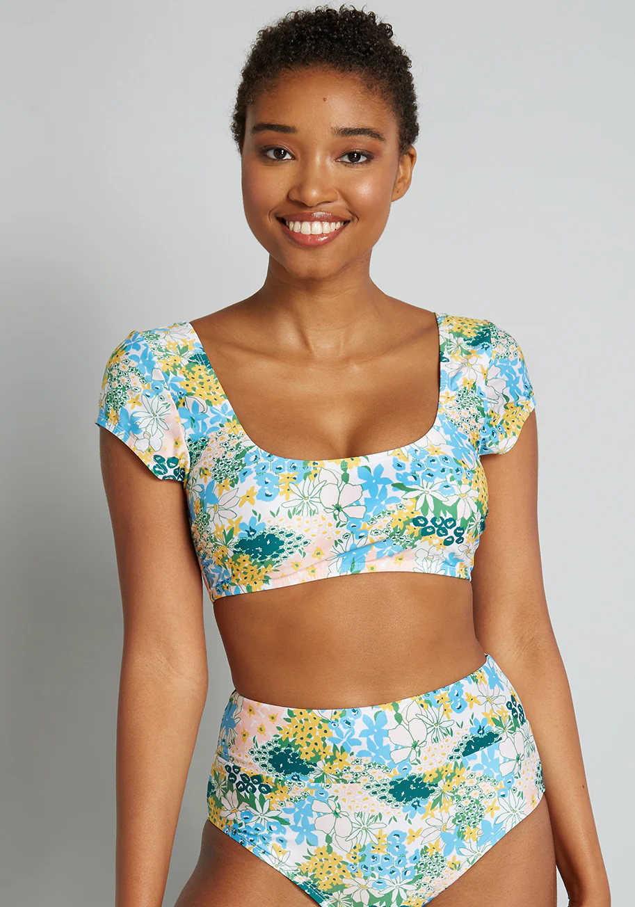 The Amari Crop Bikini Top - Olabens