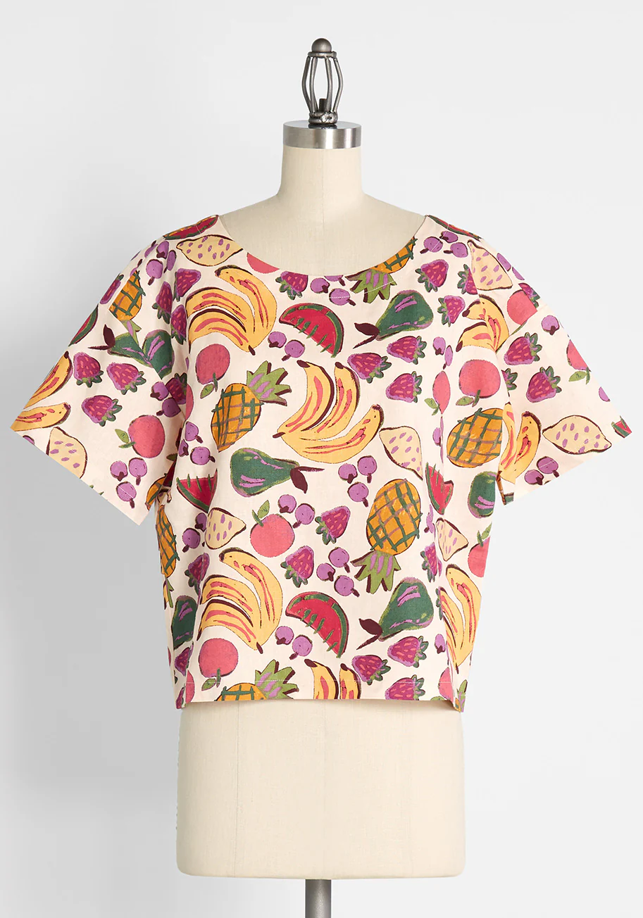 Funny And Sunny Fruit Salad Top - Olabens