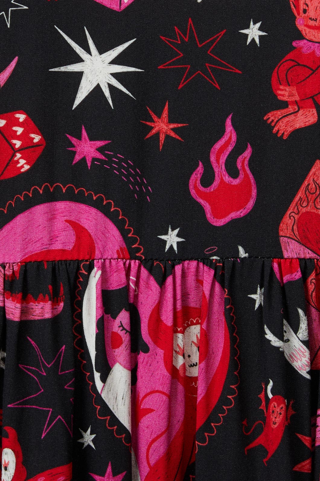 Devil Dance Party Dress - Olabens