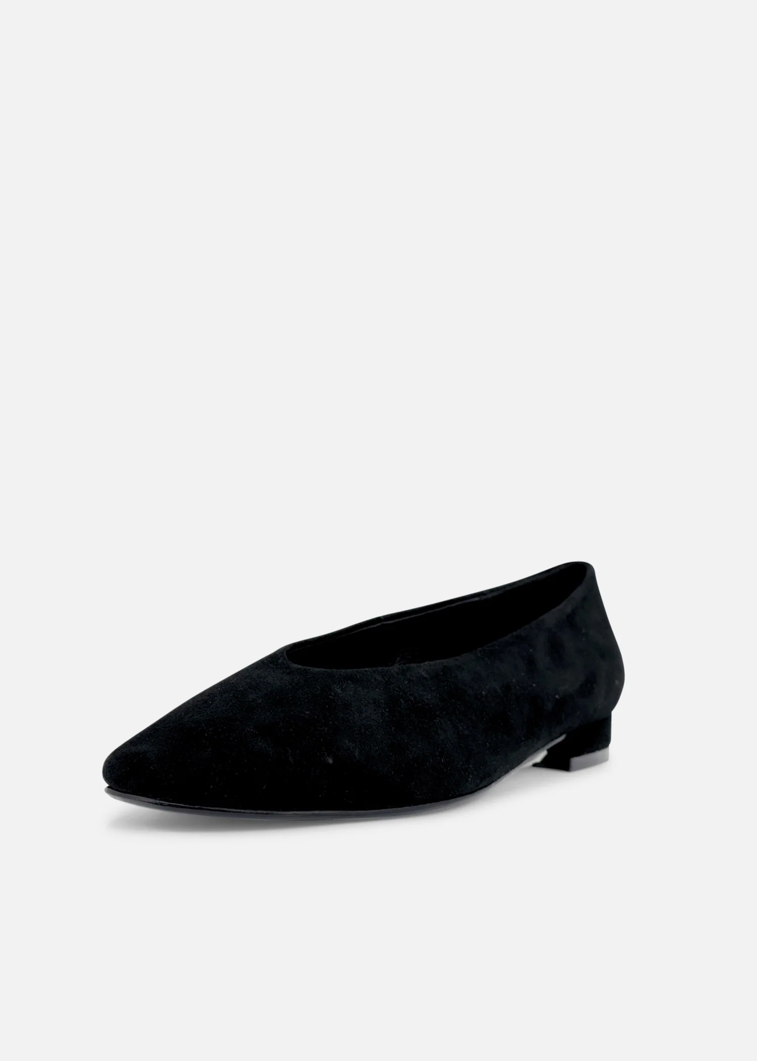 Slick Suede Ballet Flats - Olabens
