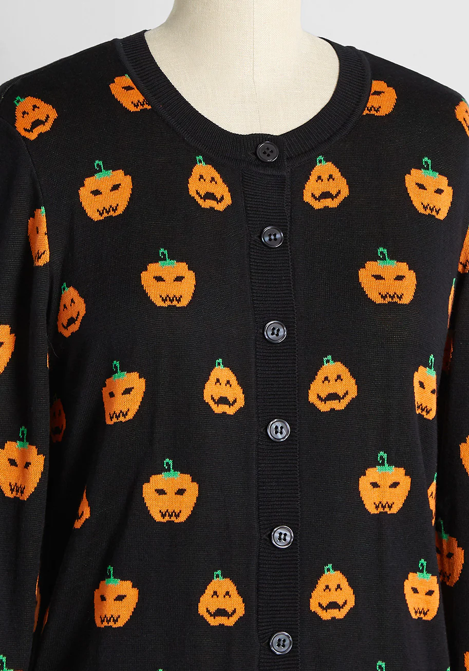 Pumpkin Patch Party Cardigan - Olabens