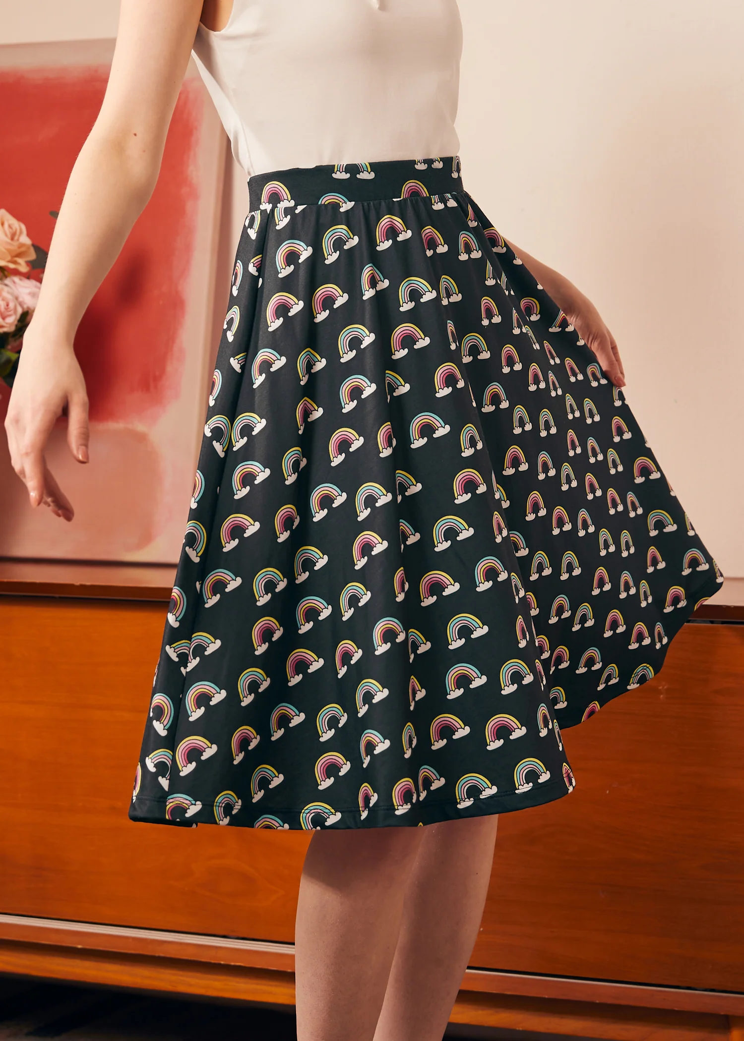 Excellence Attained Knit Midi Skirt - Olabens