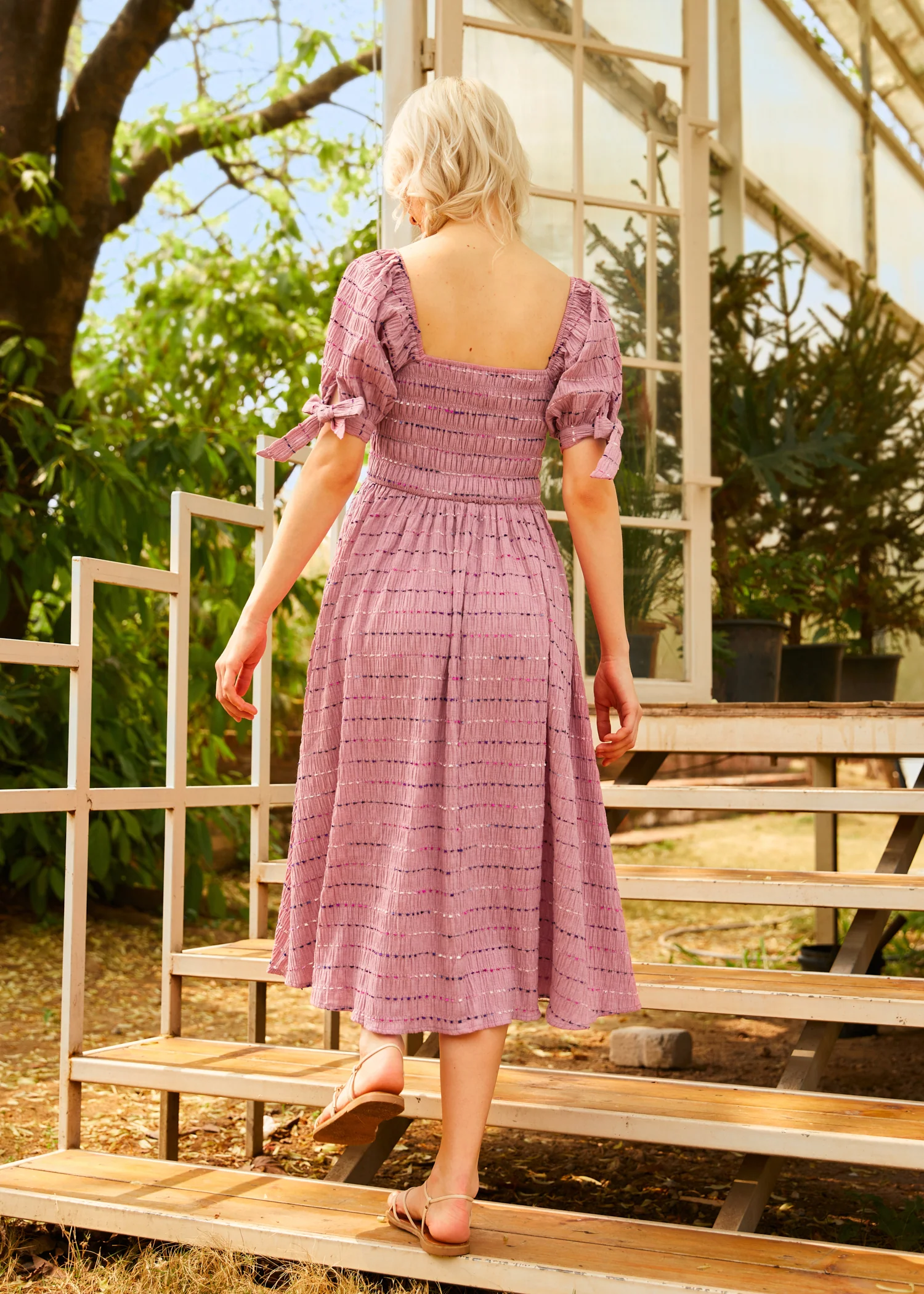 Lavender Daydream Midi Dress - Olabens