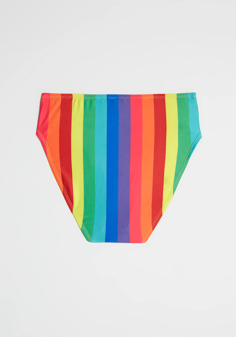 The Franky High-Waisted Bikini Bottom - Olabens