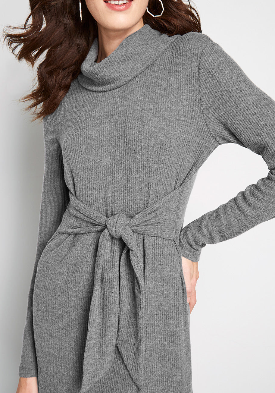 Cowl On Me Sweater Dress - Olabens