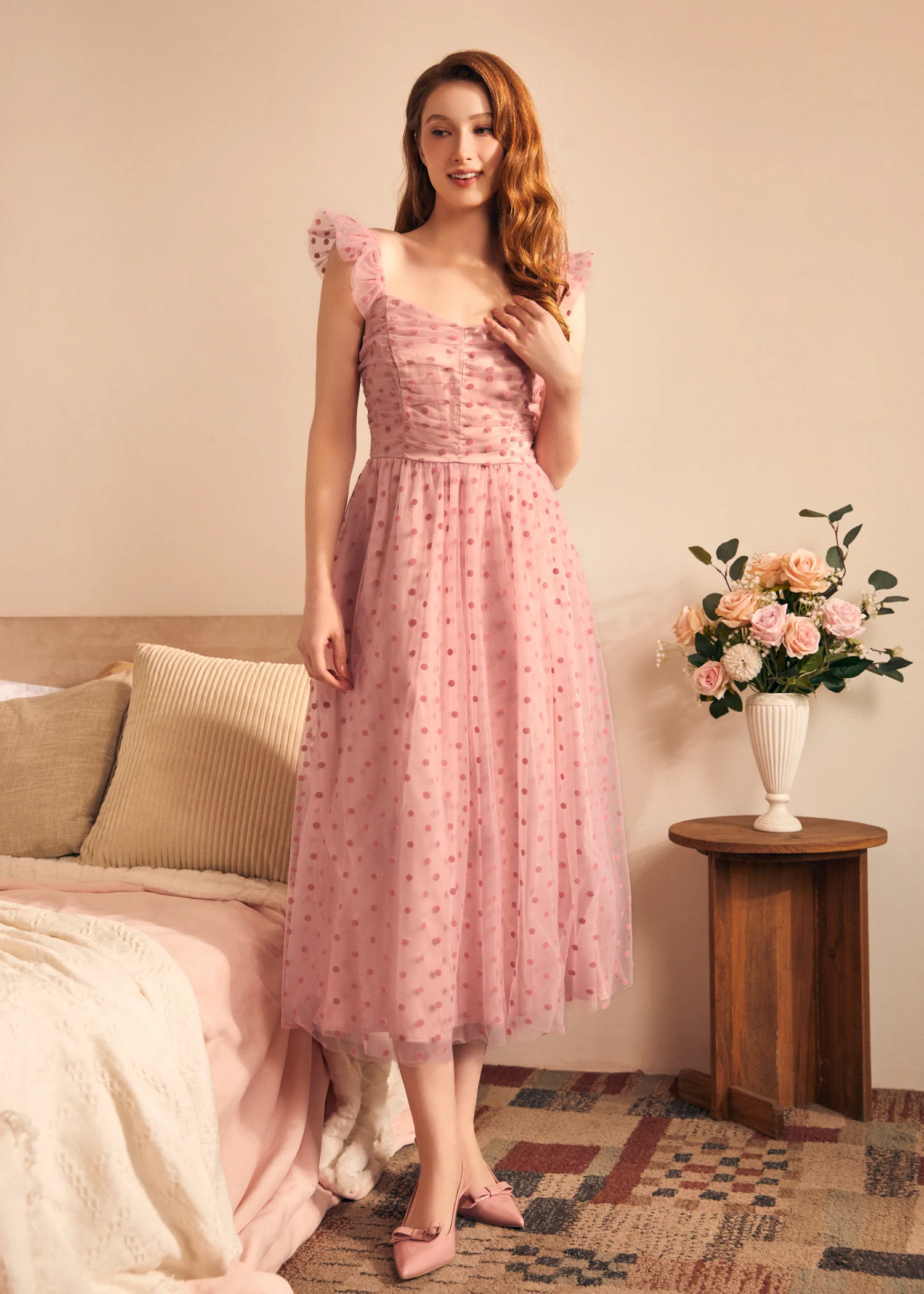 Midsummer Flutter Fit & Flare Dress - Olabens