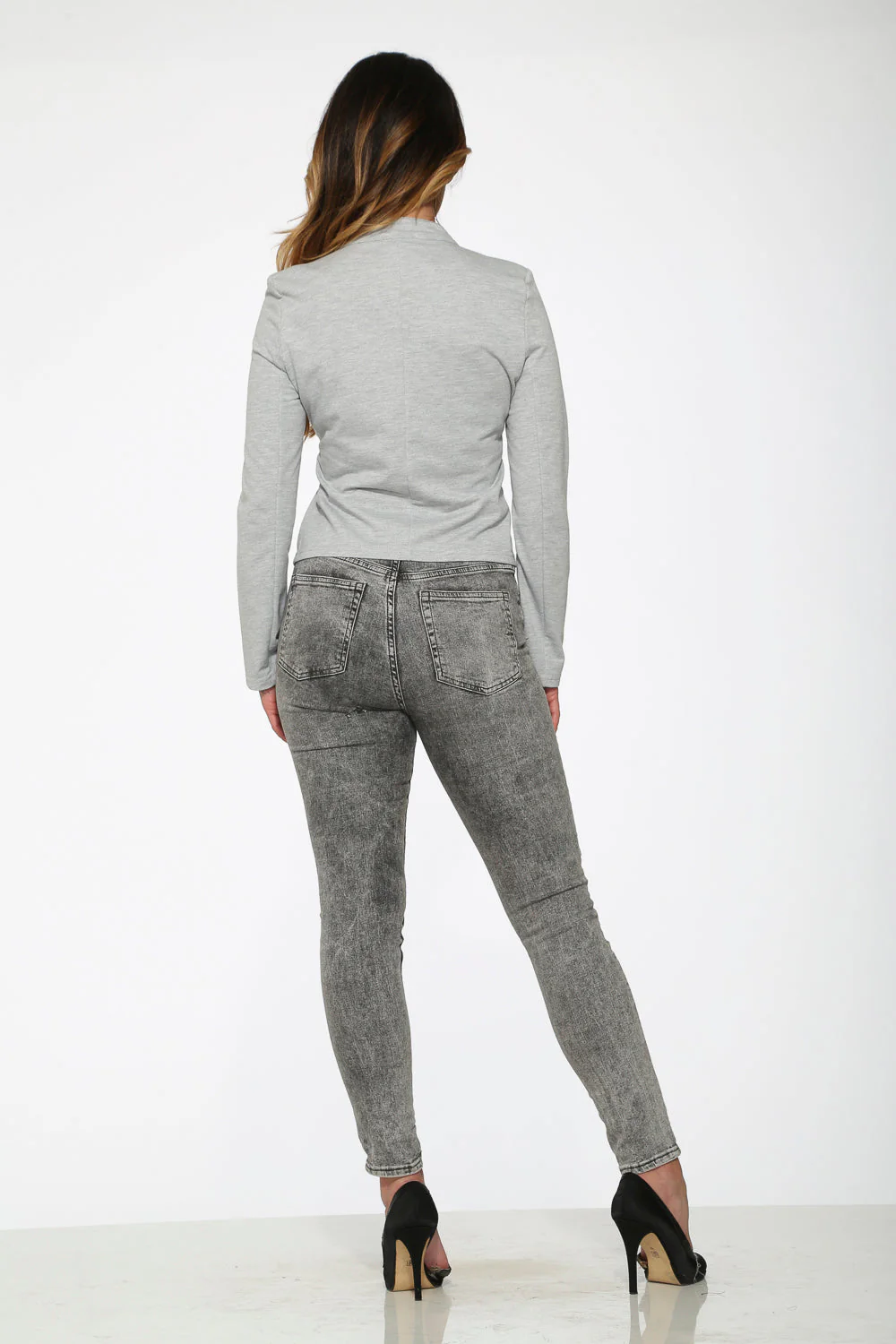 Grey Military Jacket - Olabens