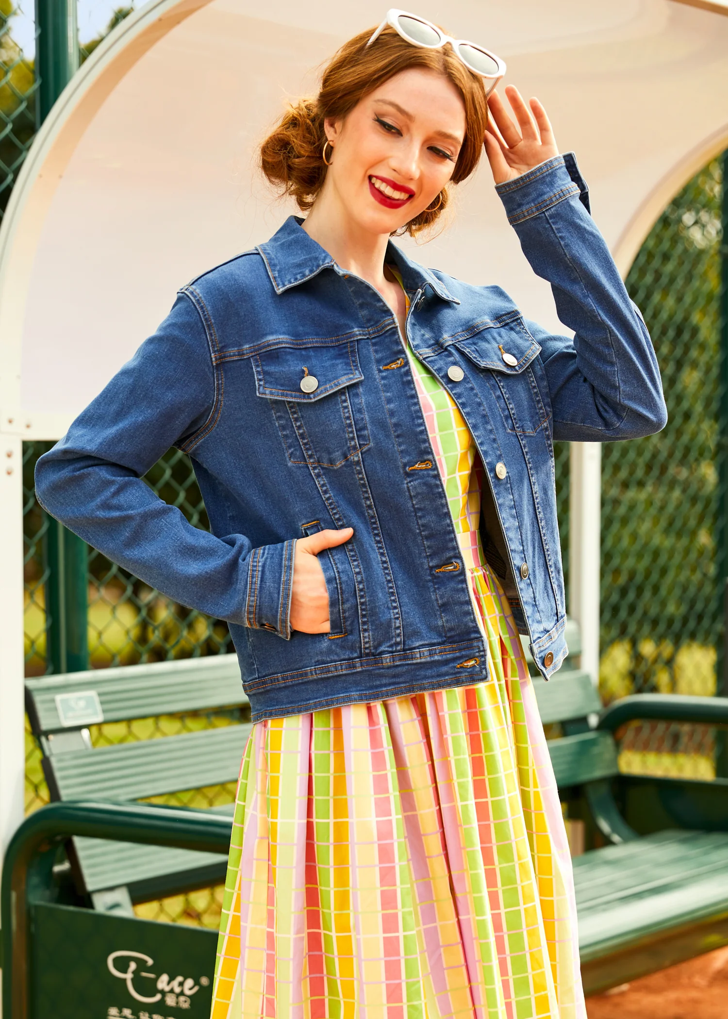 Over the Rainbow Denim Jacket - Olabens
