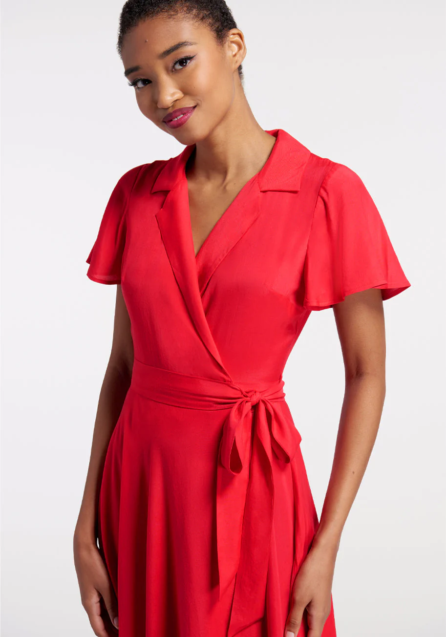 Sojourn Savvy Wrap Dress - Olabens