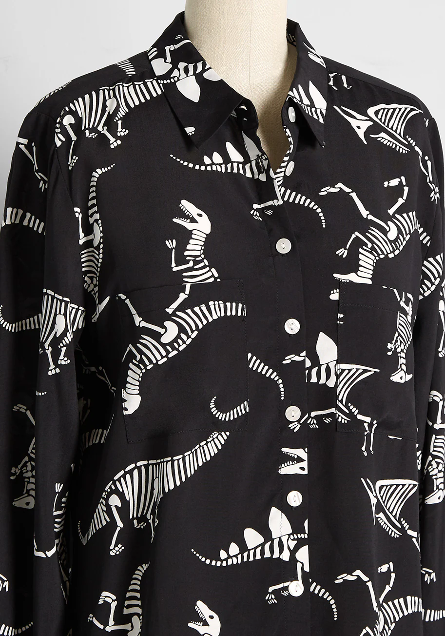 Pristine Dreams Button-Up Shirt - Olabens