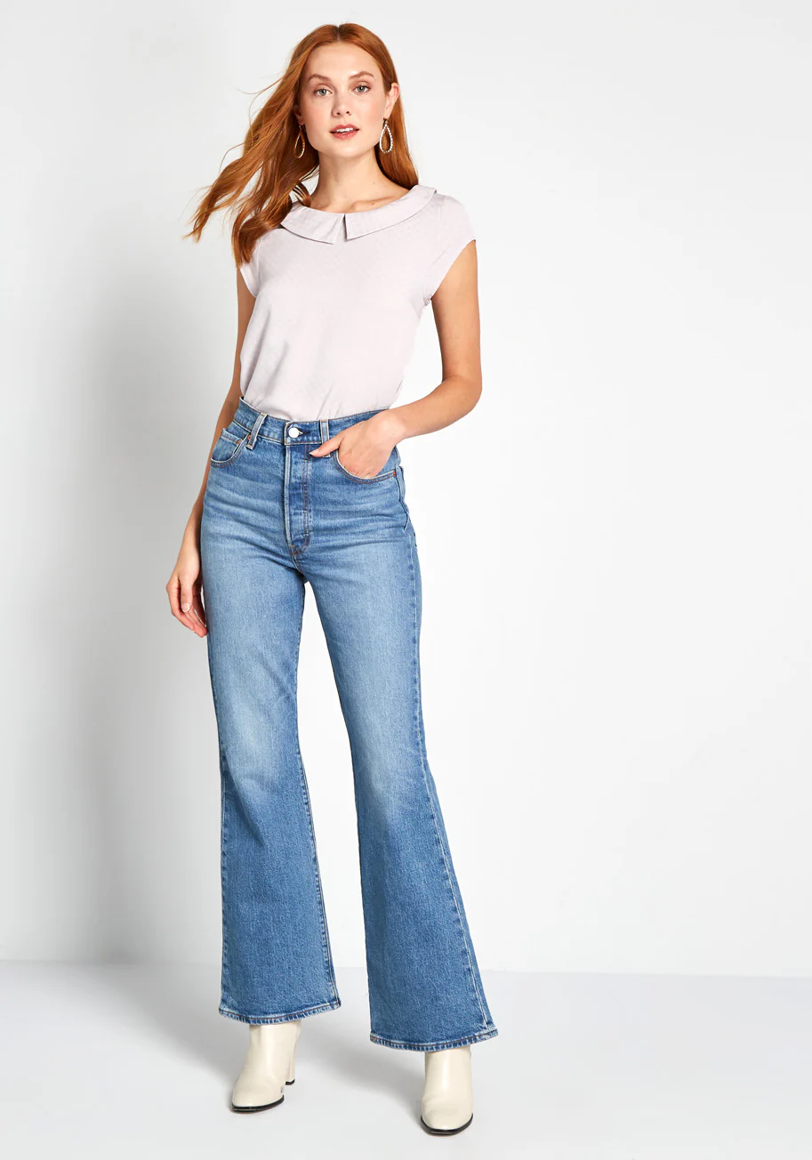Adorable Around the Edges Collared Top - Olabens