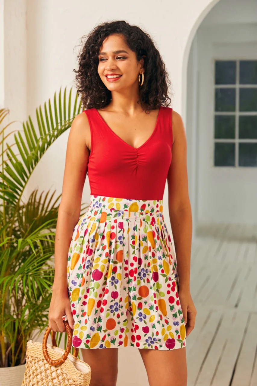 Gathered 'Round Tank Top - Olabens