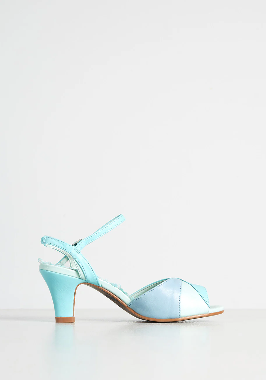 Dancing By The Seaside Ankle Strap Heel - Olabens