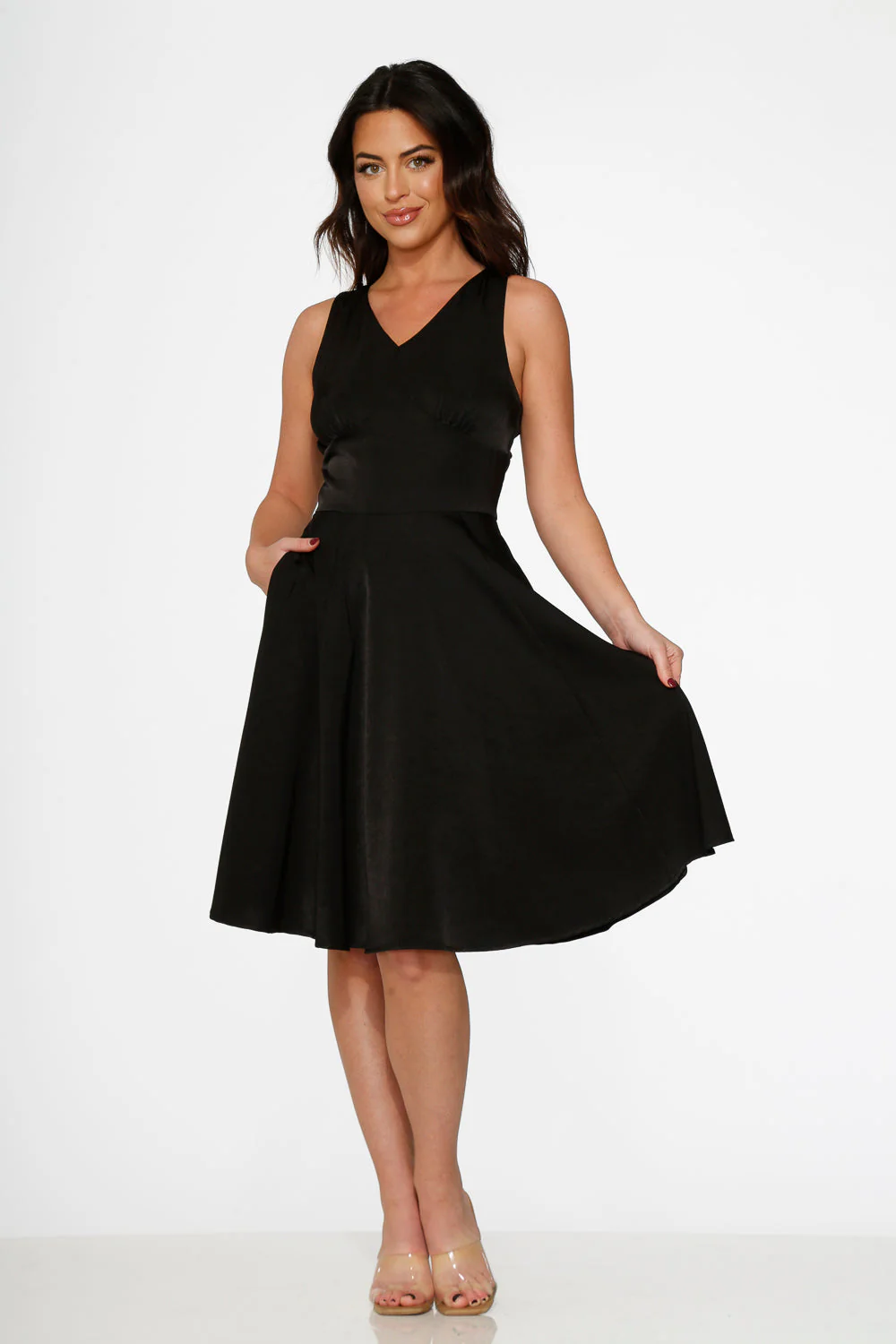 Black Swing Dress - Olabens