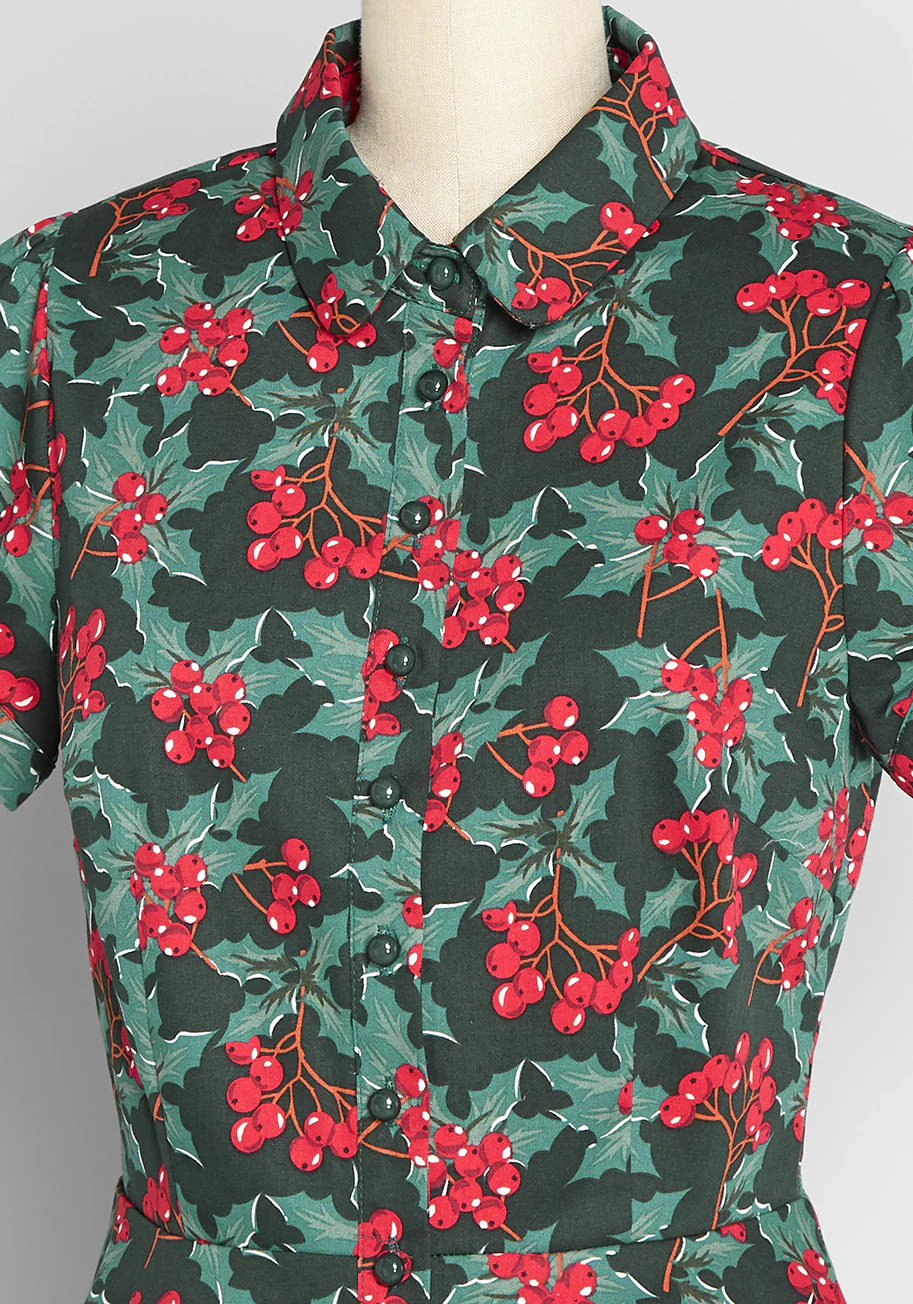 Winterberry Beauty Peplum Blouse - Olabens