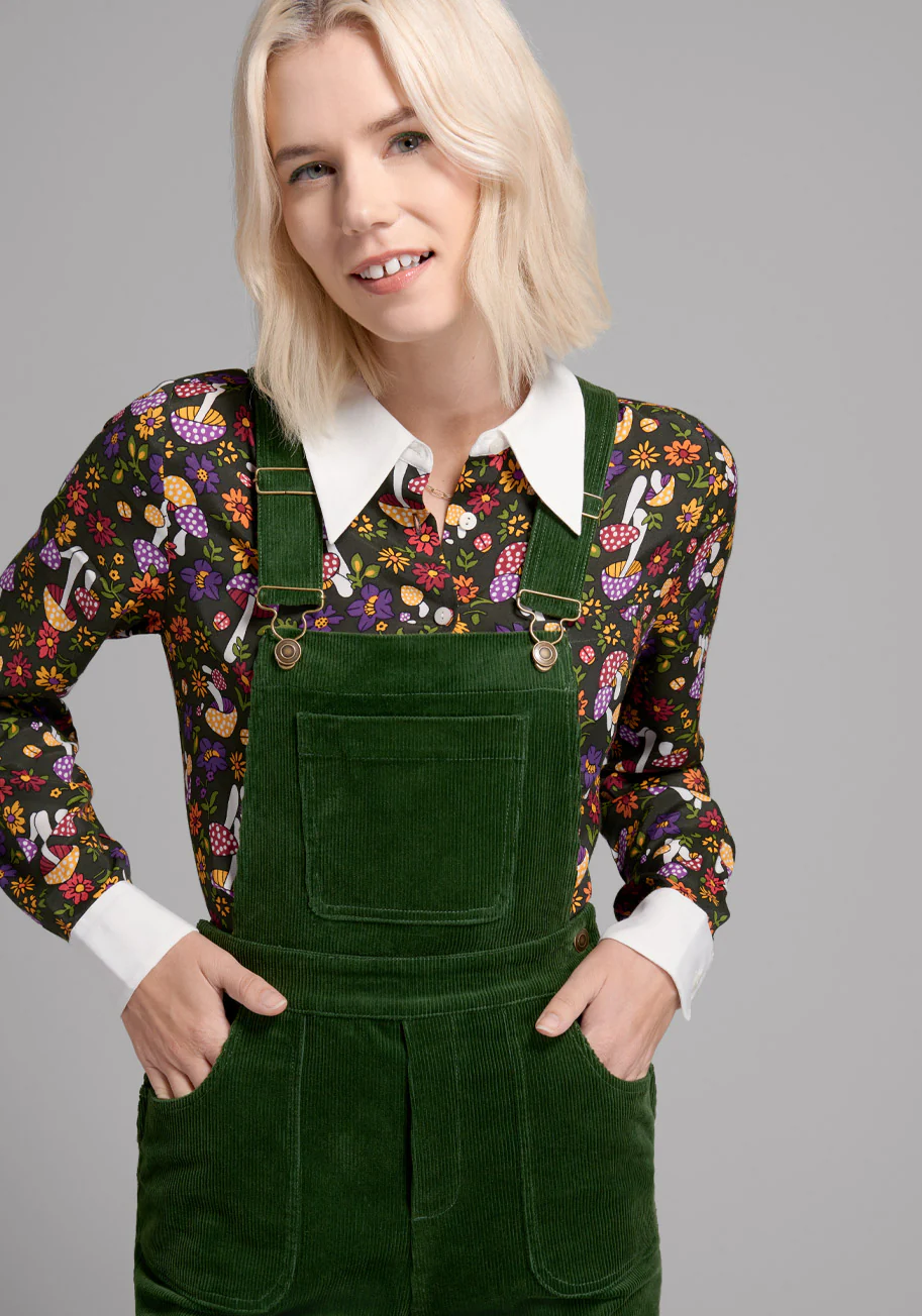 Adored In Cords Overalls - Olabens