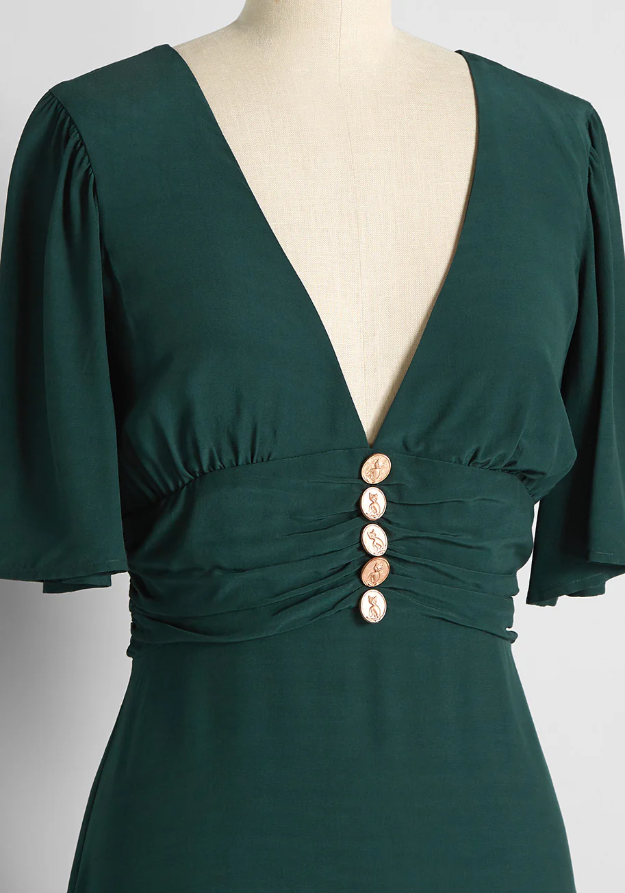 All A-Flutter A-Line Dress - Olabens