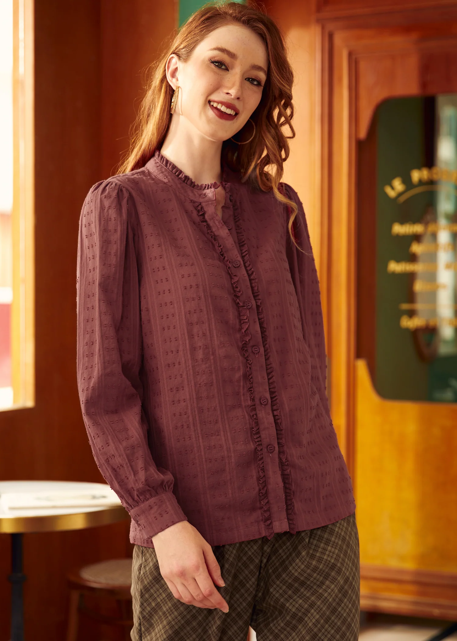 Go-Go Girl Ruffle Blouse - Olabens