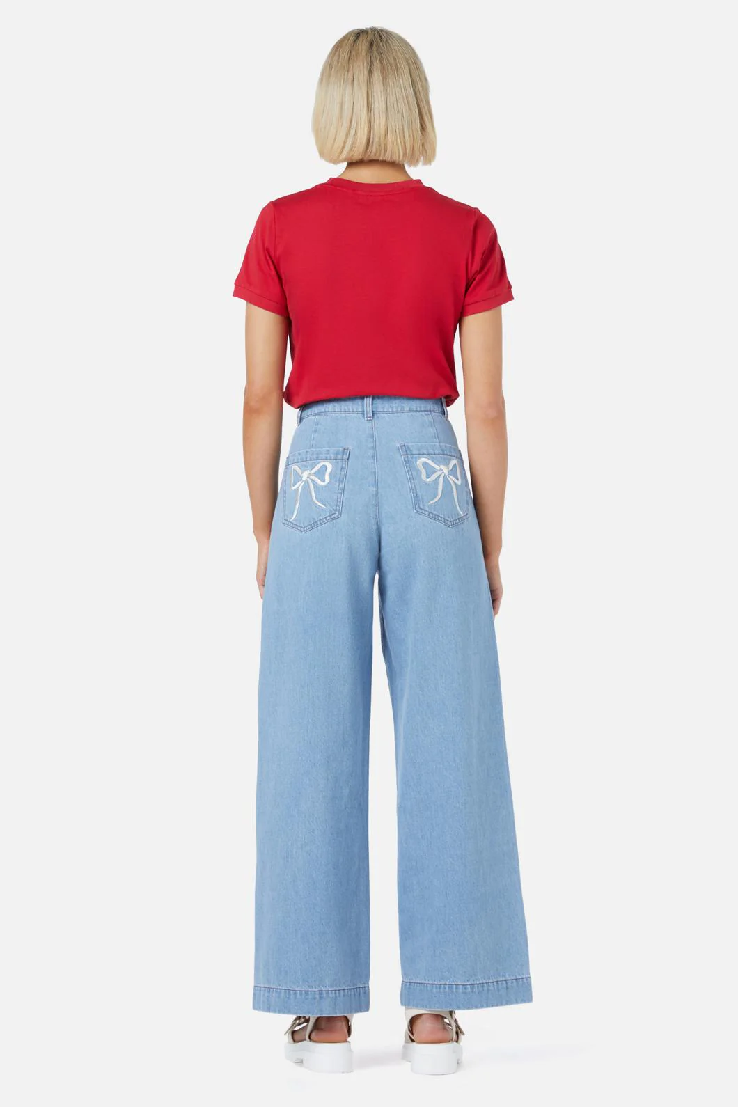 Beautiful Bows Embroidered Jean - Olabens