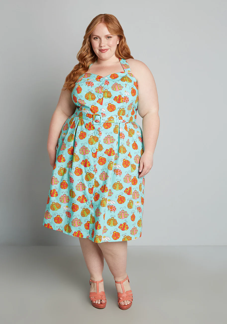 Isnyt x Marisol Muro Aligned With Destiny Fit And Flare Dress - Olabens