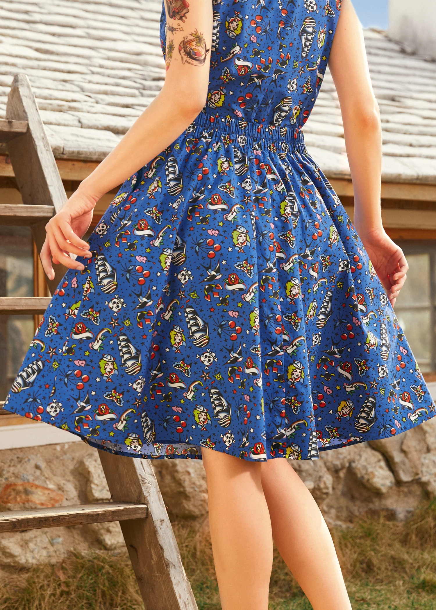 Sailor Flare Skirt - Olabens