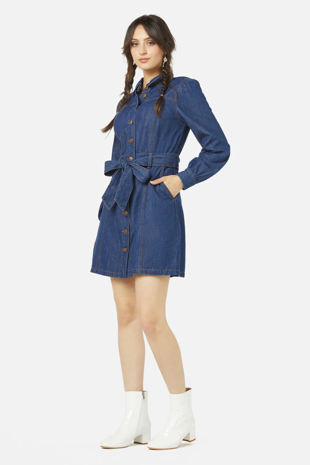 Tansy LS Mini Dress - Olabens